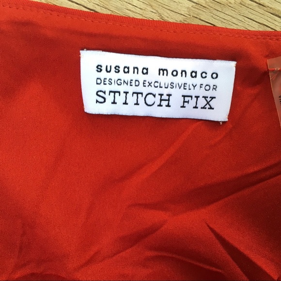 stitch fix susana monaco amaiya red dress - Picture 3 of 6